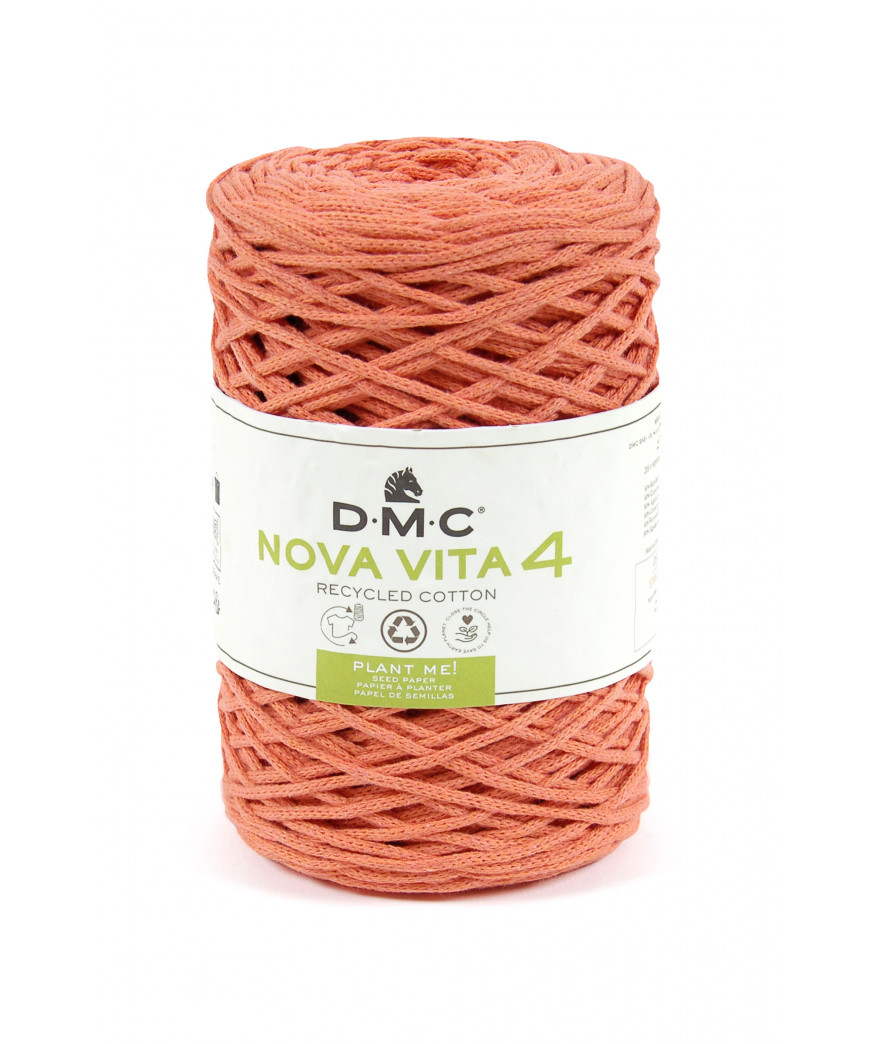 Fialto Nova Vita 4-Uncientto Maglia e Macramè 250gr 200mt-ferri consigliati n°4-Colore Arancio