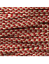 Cordino treccia 4mm , prezzo al metro, mix rosso