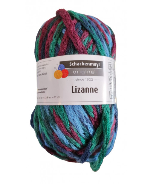 Fomitolo lana lizanne 50gr, 50Lana Vergine-50Poliacrilico Colore Mix n°81