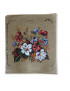 Canovaccio Quadro Per Ricamo Mezzo Punto con stampa 45x45cm fiori