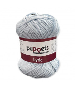 Gomitolo cotone Puppetes LYRIC, 100% cotone 50gr, azzurro n° 05009