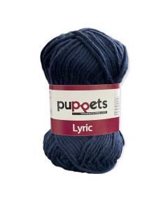 Gomitolo cotone Puppetes LYRIC, 100% cotone 50gr, navy n° 05029