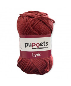 Gomitolo cotone Puppetes LYRIC, 100% cotone 50gr, terra di siena n° 05065