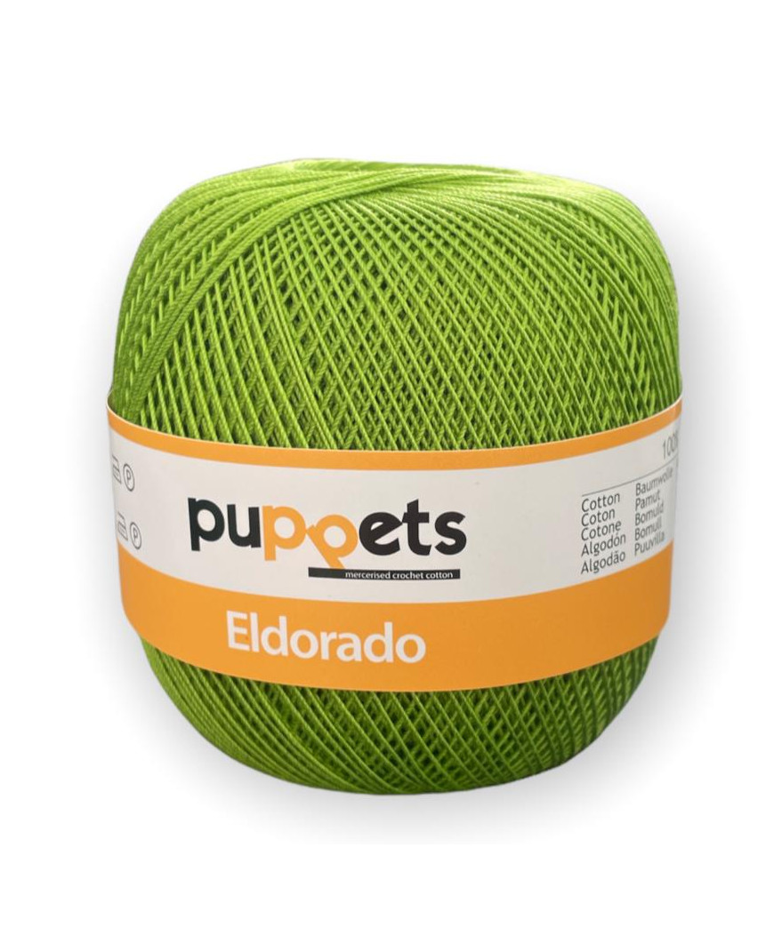 Gomitoli Cotone Puppets Eldorado, verde n°8255