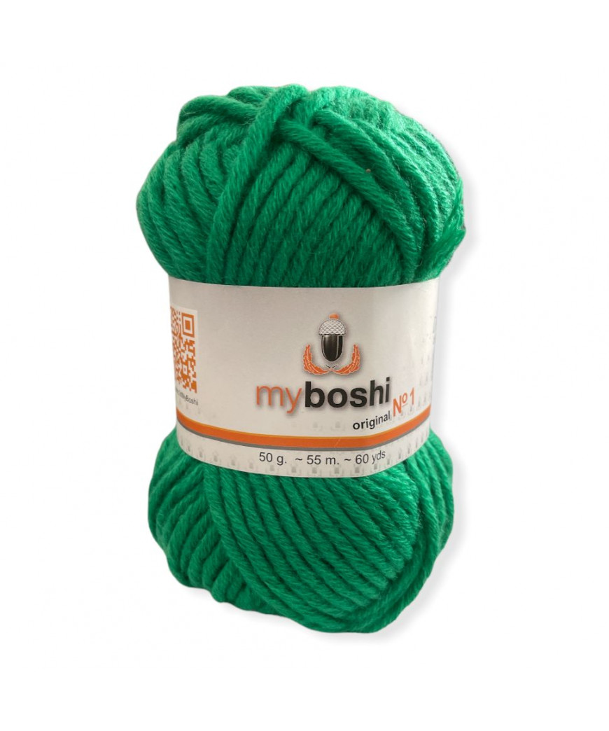 Gomitolo lana Myboshi 50gr, verde n°122