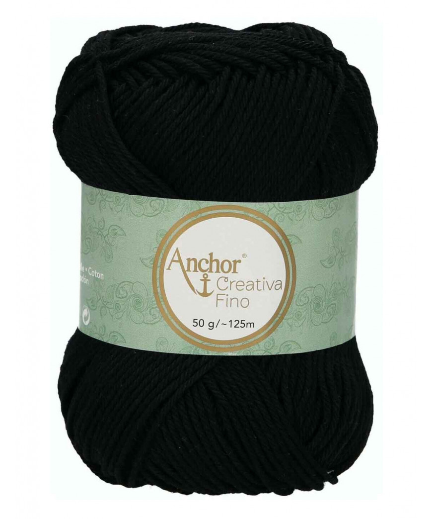 Gomitolo Cotone Anchor Creativa Fino 100%cotone 50gr, Marrone  n°00162