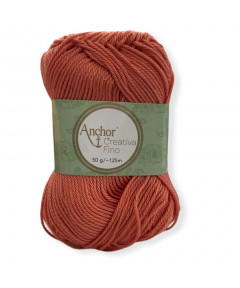 Gomitolo Cotone Anchor Creativa Fino 100%cotone 50gr, rosa n°427