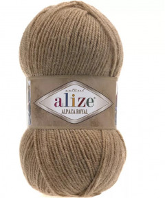 Filato Lana Alpaca Royal Alize100gr Mt 250mt Colore Beige n°466