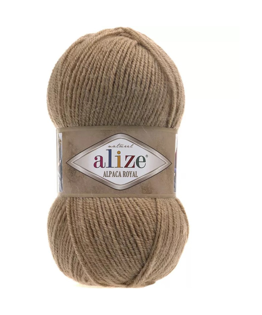 Filato Lana Alpaca Royal Alize100gr Mt 250mt Colore Beige n°466