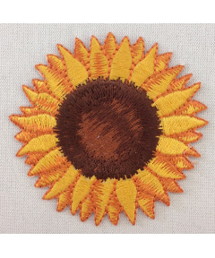 APPLICAZIONE TERMOADESIVA GIRASOLE