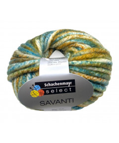 Filato "Savanti" 50gr,30mt Ferri Consigliato n°12 - Mix Verde n°4869