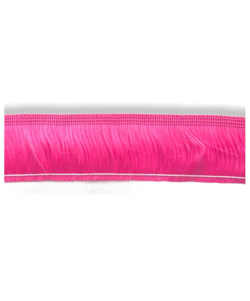 Passamaneria Frange Lux mm 50 rosa evidenziatore