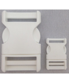 FIBBIA PVC BIANCO