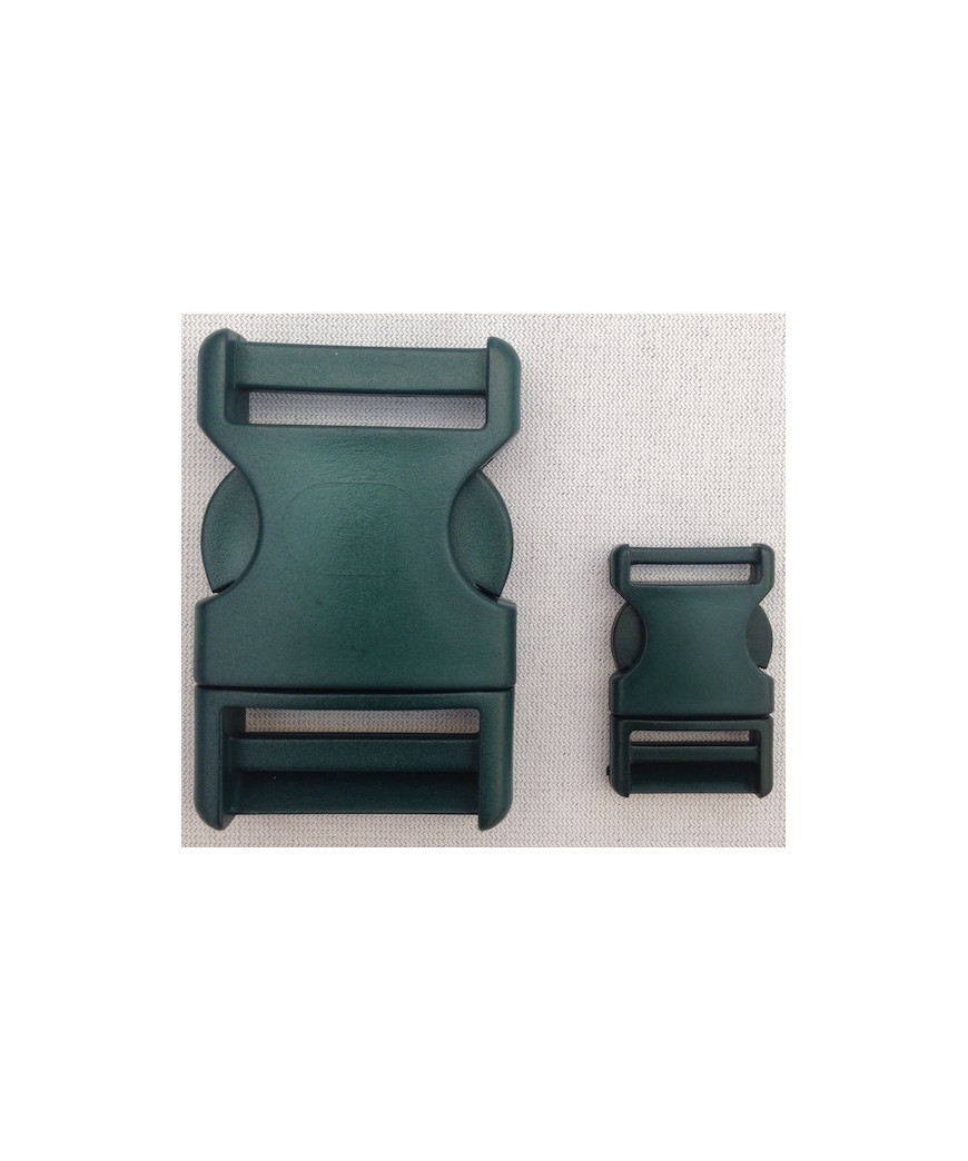 FIBBIA PVC VERDE SCURO