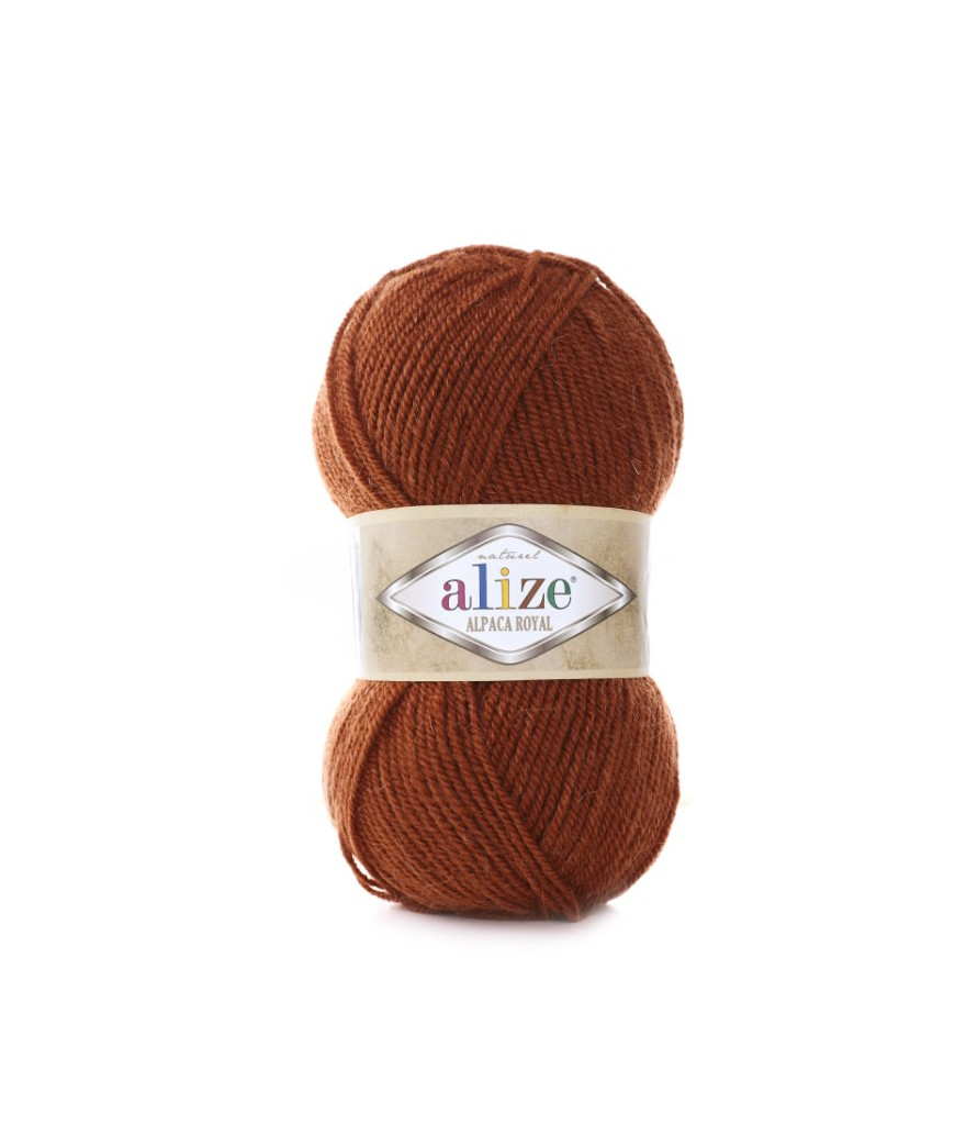 Filato Lana Alpaca Royal Alize100gr Mt 250mt Colore Coccio n°588