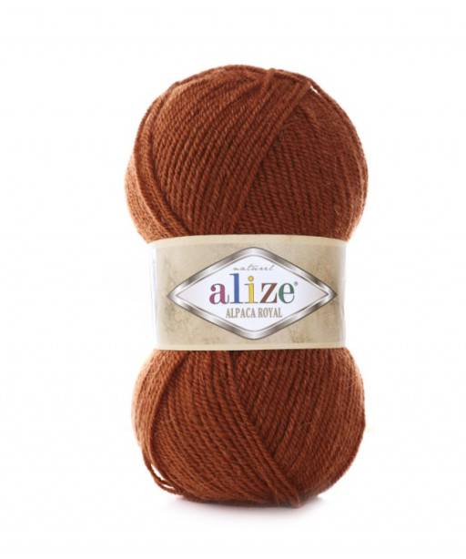 Filato Lana Alpaca Royal Alize100gr Mt 250mt Colore Coccio n°588