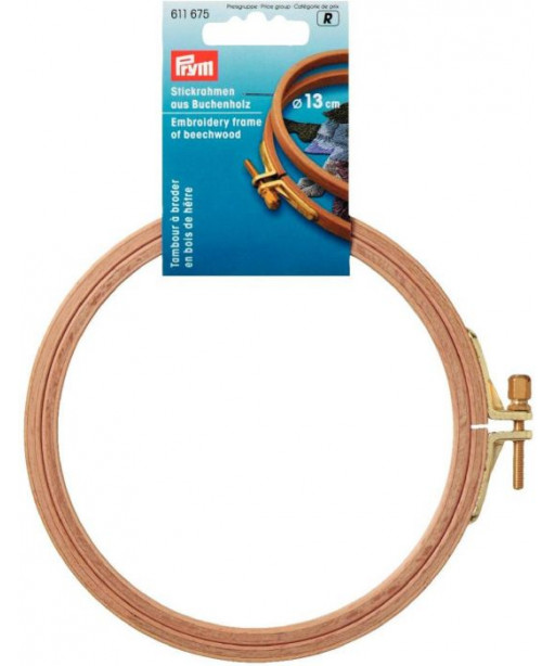 Telaio Per Ricamo Prym in legno rotondo Ø13cm