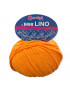 Gomitolo cotone Lino 50gr, giallo caldo° 8