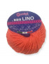 Gomitolo cotone Lino 50gr, arancione n° 30