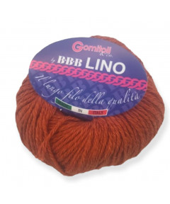 Gomitolo cotone Lino 50gr, coccio n° 9932