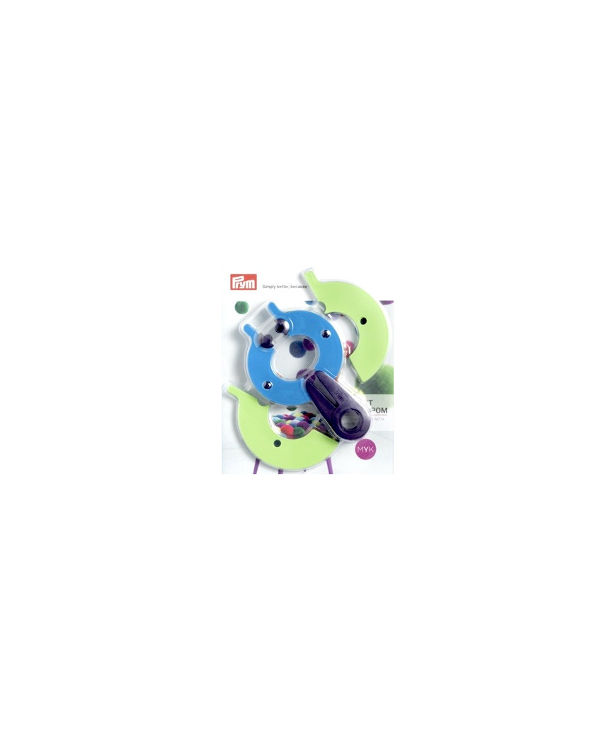 Set Pom Pom Makers 2 in 1 Ø7 cm + Ø9cm