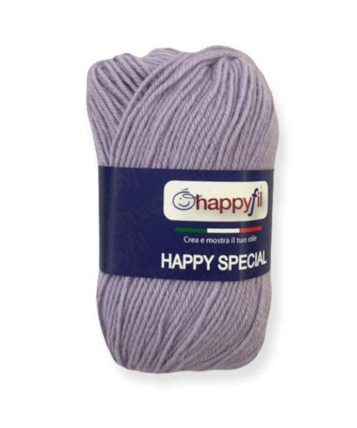 Filato HAPPY SPECIAL 60%lana - 40% acrilico LILLA COL  N°631