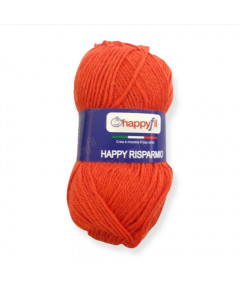 Filato Happy Risparmio 50 Gr-125mt Colore Arancio  n° 639