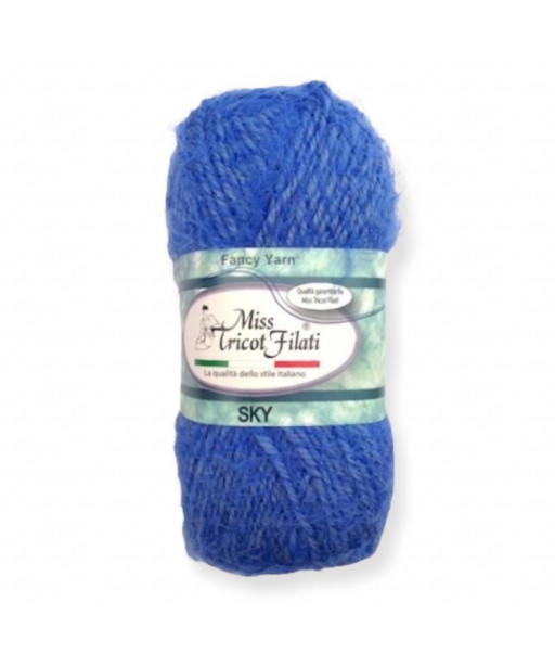 LANA SKY LAME' GR 50 COL BLUETTE N°11 BAGNO 6511