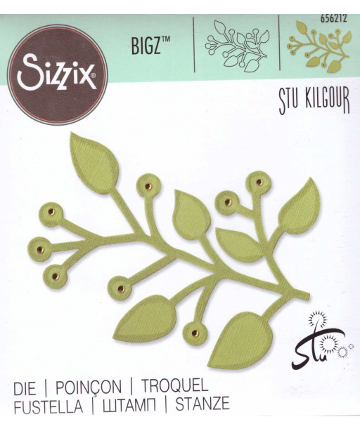 Fustella Sizzix Per Big Shot Foglie