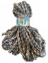 matassa Rete 100% lana naturale, treccia 100gr, beige rete Grigio n°701