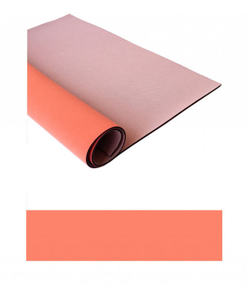 Neoprene al Metraggio Misura H130x50cm Spessore mm 3 Colore Rosa Corallo/Rosa n°11