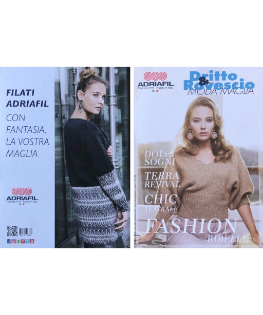 ADRIAFIL Dritto e rovescio moda maglia Fashion ribelle