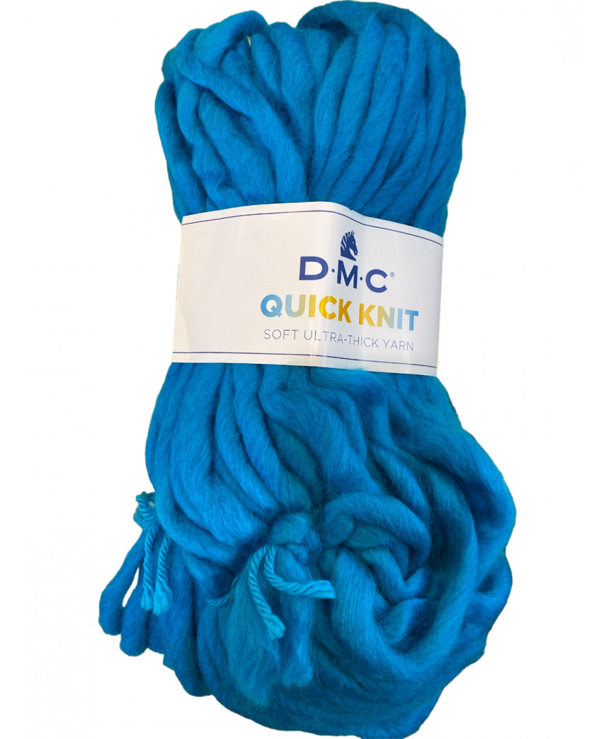 Gomitolo Lana DMC Quick Knit 150g-50mt Turchese  n°603