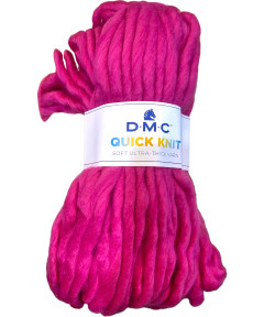 Gomitolo Lana DMC Quick Knit 150g-50mt Fuxia n°605