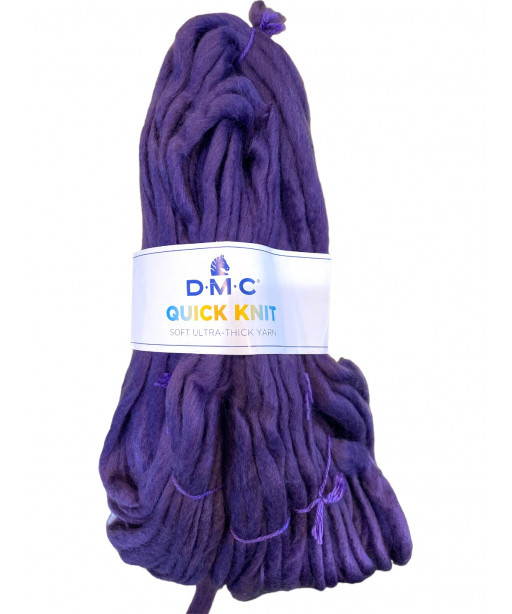 Gomitolo Lana DMC Quick Knit 150g-50mt Viola n°604