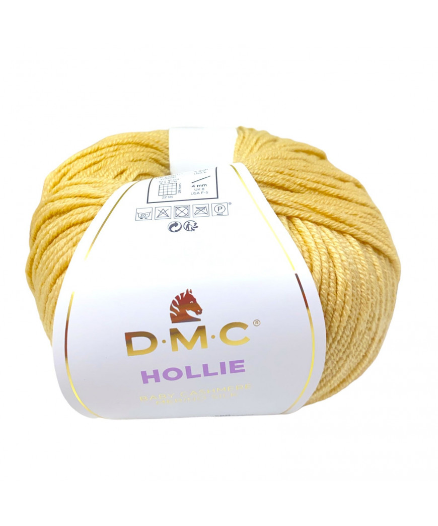 Filato Hollie Baby Cashmere merino Silk 50gr-116mt Colore Sabbia  n° 359 Ferri consigliati n°4