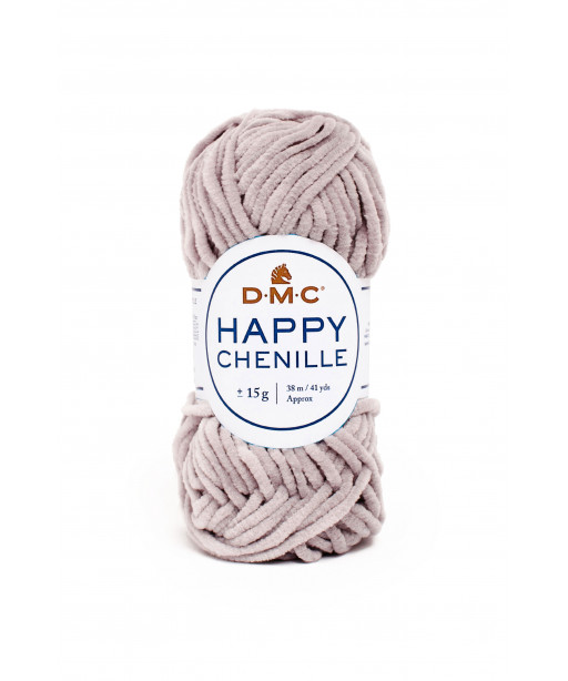 DMC HAPPY CHENILLE 25g 38Mt Col Grigio Tortora n°12