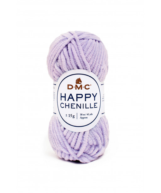 DMC HAPPY CHENILLE 25g 38Mt Col Lilla n°19