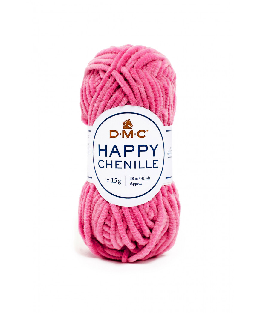 DMC HAPPY CHENILLE 25g 38Mt Col Magenta n°24