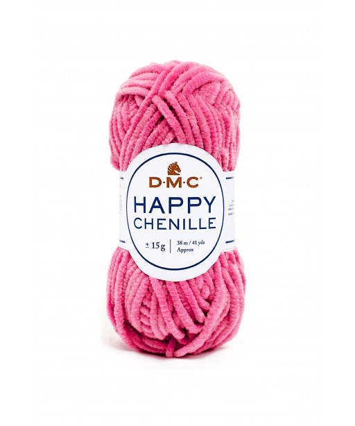 DMC HAPPY CHENILLE 25g 38Mt Col Magenta n°24