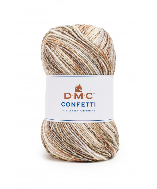 Filato Maglia Confetti DMC 100gr-355mt Colore Mix n°556 ferri Consigliati n°4