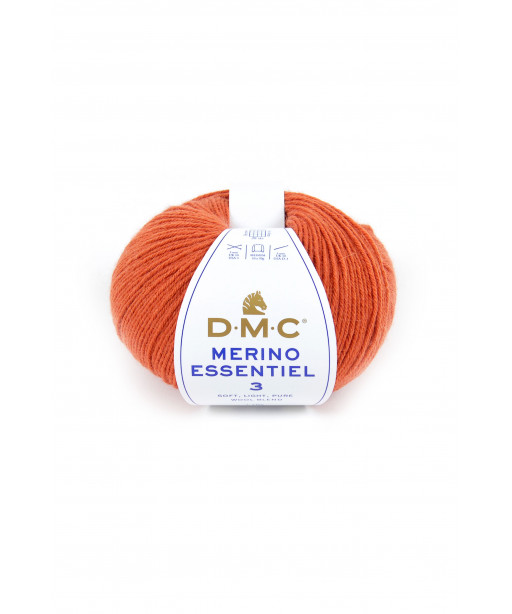 Gomitolo lana DMC merino essentiel 3 50g, salmone scuro n°953