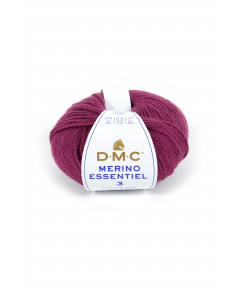 Gomitolo lana DMC merino essentiel 3 50g, vinaccia n°958