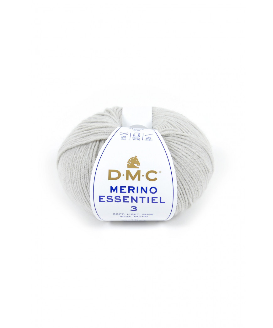 Gomitolo lana DMC merino essentiel 3 50g, perla n°962