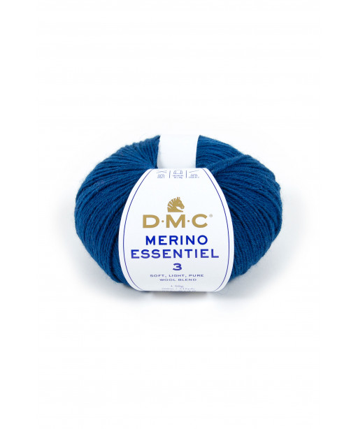 Gomitolo lana DMC merino essentiel 3 50g, navy n°965