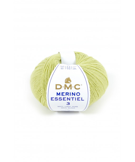 Gomitolo lana DMC merino essentiel 3 50g, pistacchio n°968