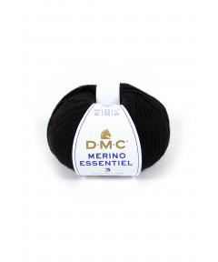 Gomitolo lana DMC merino essentiel 3 50g, nero n°973