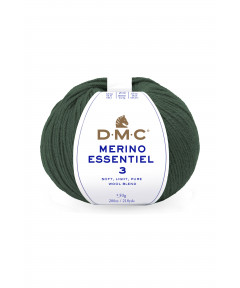 Gomitolo lana DMC merino essentiel 3 50g, Verde n°990