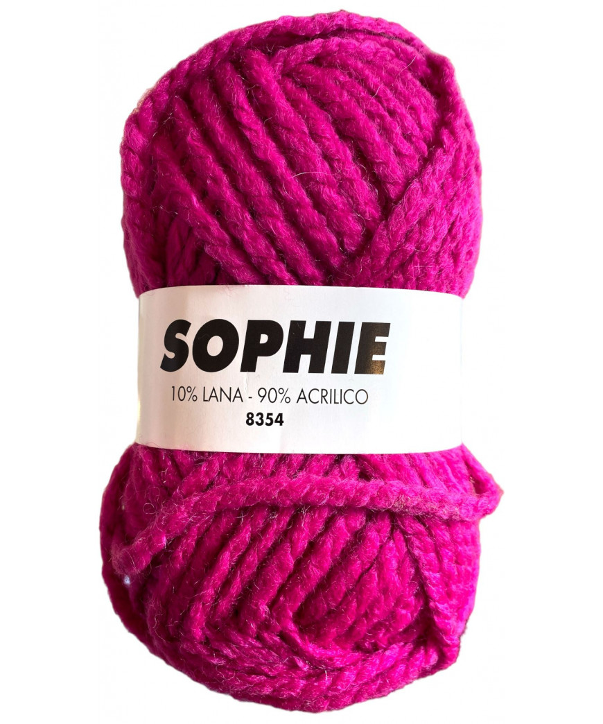 Gomitolo Lana Sophie 100gr 65m Fuxia n°5