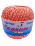 Cotone "Magnum"100% Egiziano Gasato Mercerizzato-100gr 452mt Colore Salmone n°140-Uncinetto Consigliato n°2